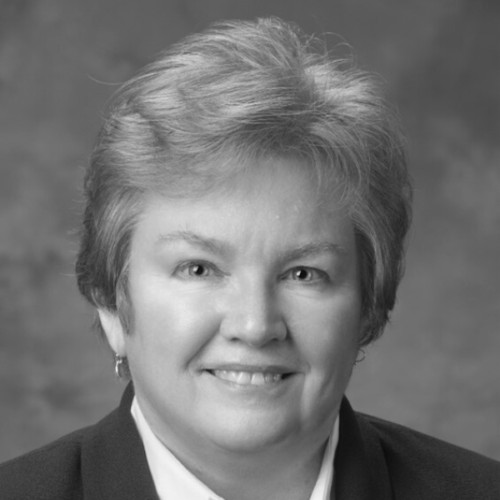 a black and white headshot of Hsu Lo Distinguished Professor of Aeronautics and Astronautics in the College of Engineering at Purdue University Kathleen Howell