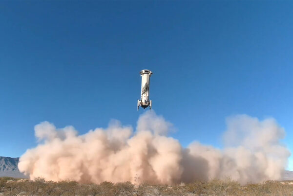 NS 28 Mission Landing Blue Origin