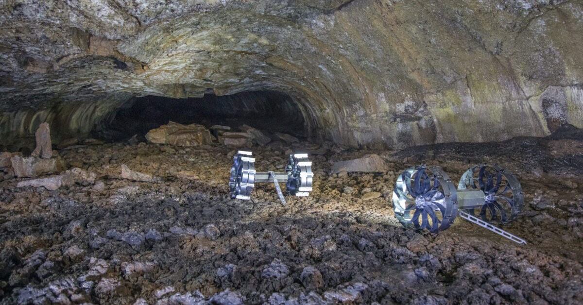 This Shape-shifting Wheel Could Allow Swarms of Lunar Rovers to Seek Out Water Ice